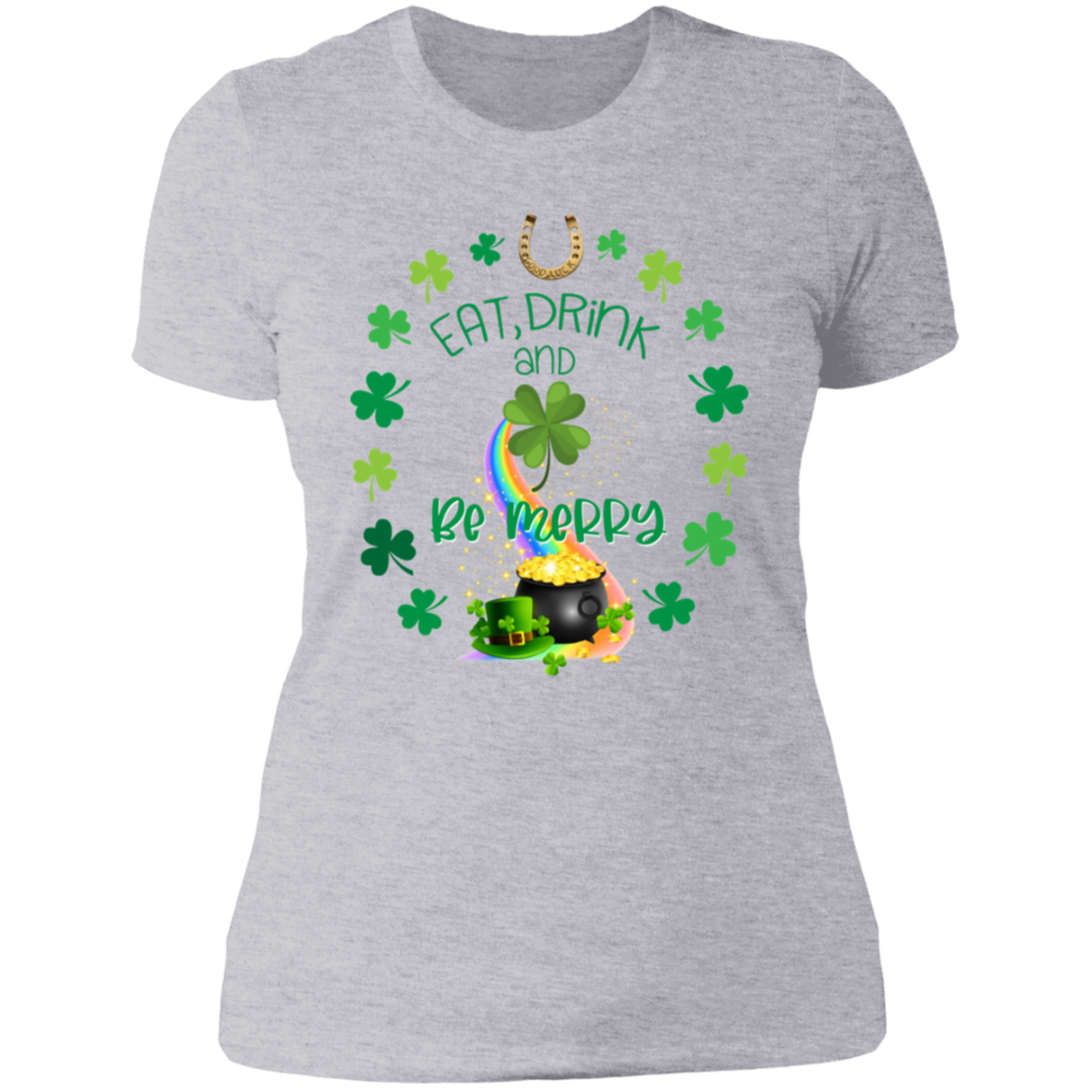 Eat, Drink & Be Merry | Women's Cotton T-Shirt