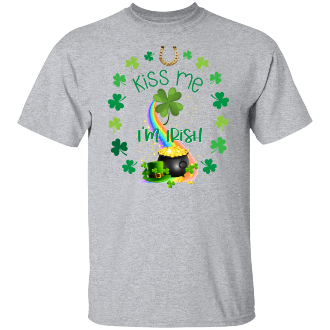 Kiss me I'm Irish  | Men's Cotton T-Shirt