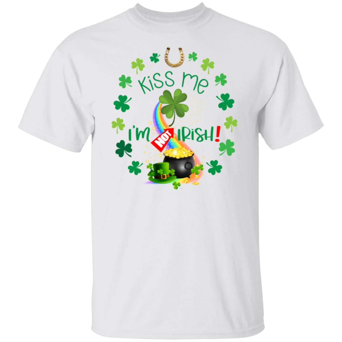 Kiss me I'm not Irish  | Men's Cotton T-Shirt