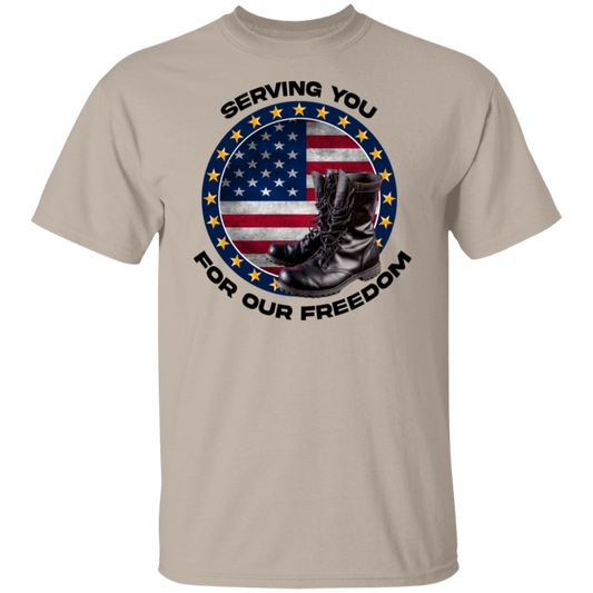 Serving you for our freedom | Men's Cotton T-shirt