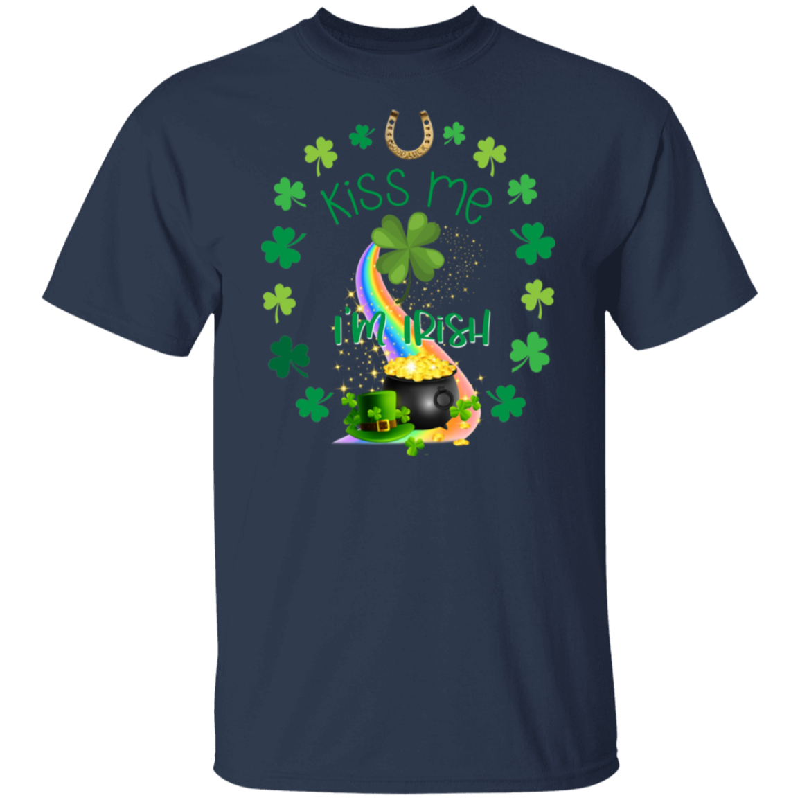 Kiss me I'm Irish  | Men's Cotton T-Shirt