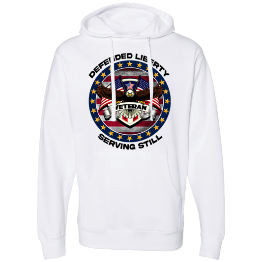 Defended Liberty Serving Still | Men's Midweight Hooded Sweatshirts