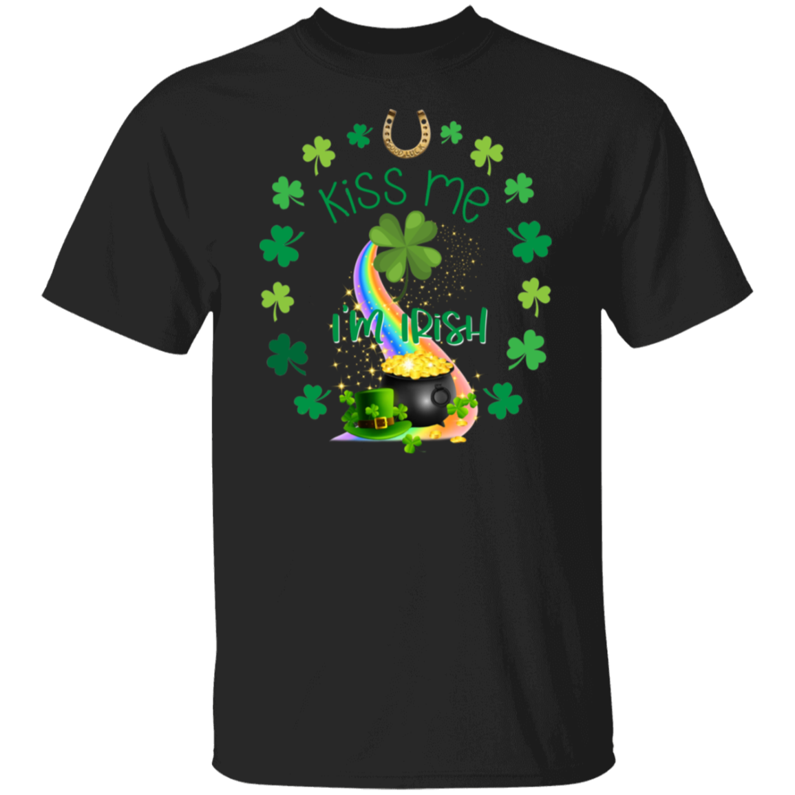 Kiss me I'm Irish  | Men's Cotton T-Shirt