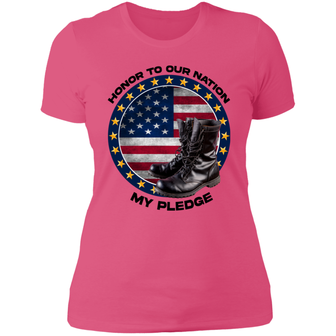 Honor to Our Nation, My Pledge | Women's Cotton T-shirt