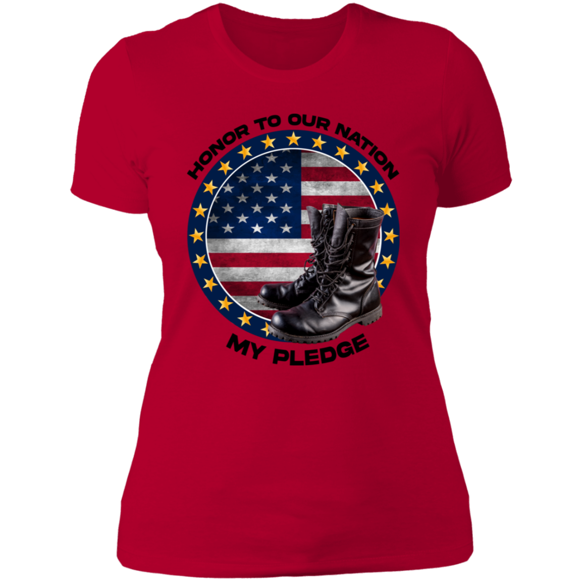 Honor to Our Nation, My Pledge | Women's Cotton T-shirt