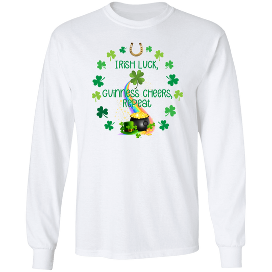 Irish Luck, Guinness Cheers, Repeat | Men's Ultra Cotton T-Shirt 