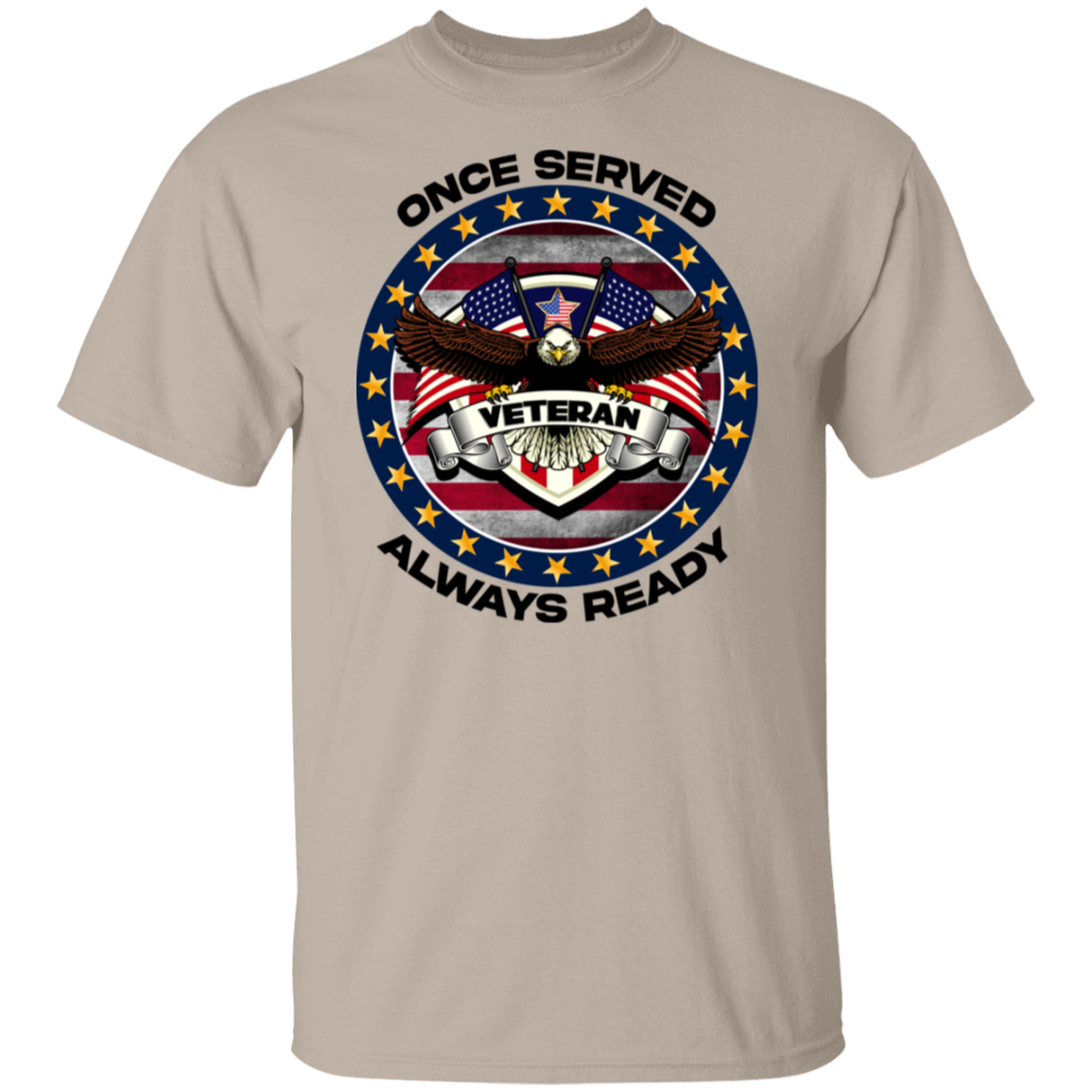 Once Served Always Ready | Men's Cotton T-shirt