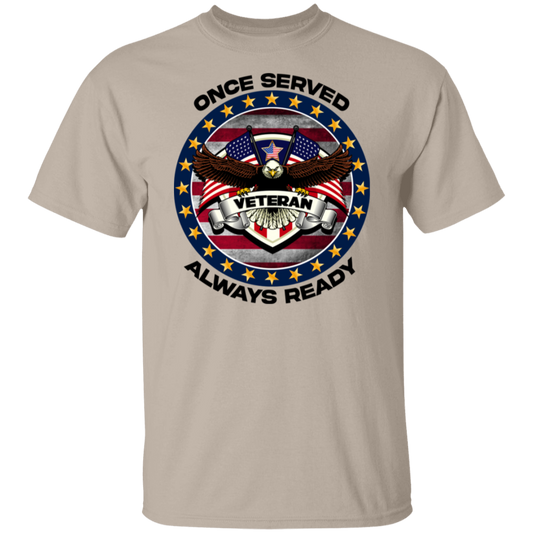 Once Served Always Ready | Men's Cotton T-shirt