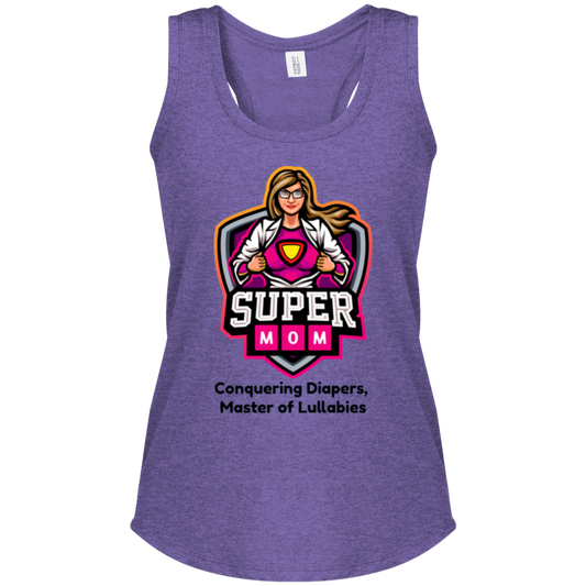 Conquering Diapers, Master of Lullabies | Women's Perfect Tri Racerback Tank