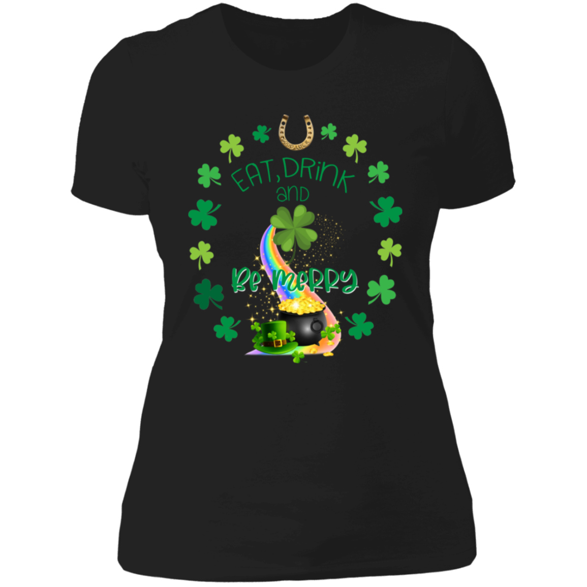 Eat, Drink & Be Merry | Women's Cotton T-Shirt