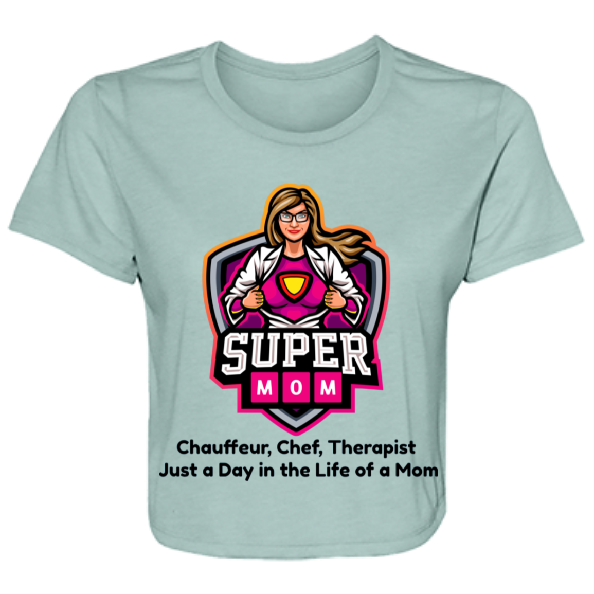 Chauffeur, Chef, Therapist | Women's Flowy Cropped Tee