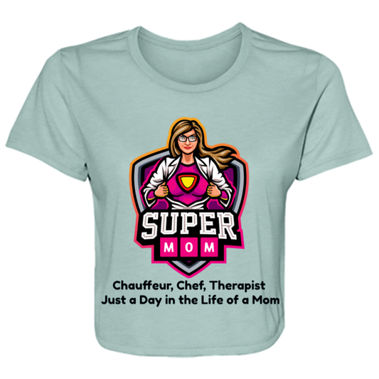 Chauffeur, Chef, Therapist | Women's Flowy Cropped Tee