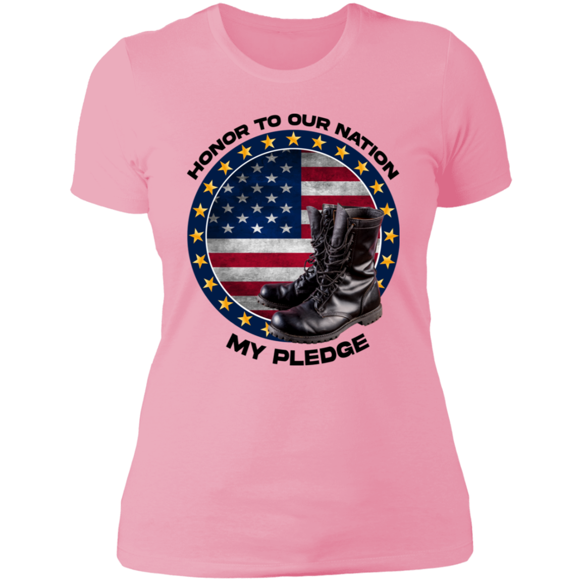 Honor to Our Nation, My Pledge | Women's Cotton T-shirt