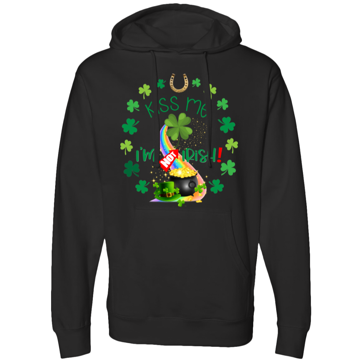 Kiss me I'm not Irish | Men's Midweight Hooded Sweatshirts