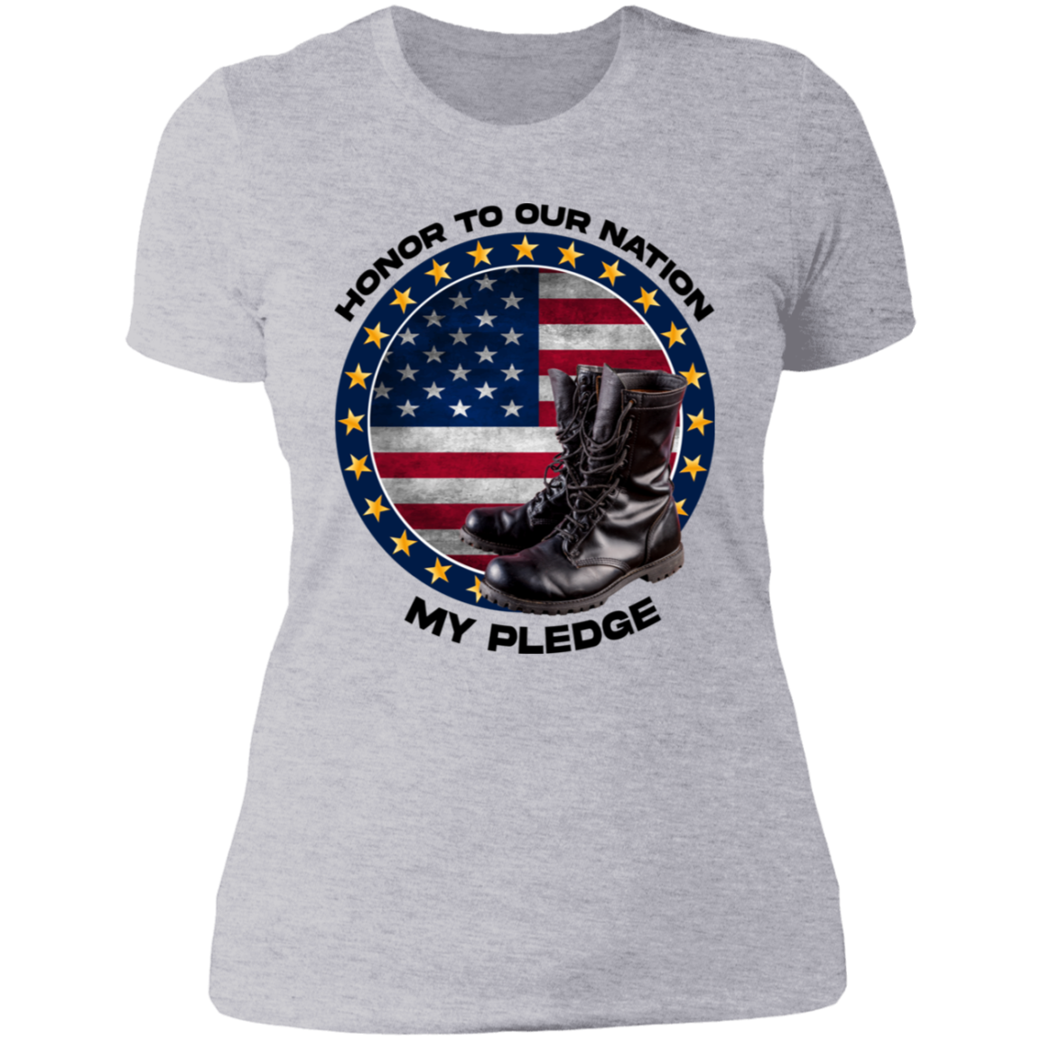 Honor to Our Nation, My Pledge | Women's Cotton T-shirt