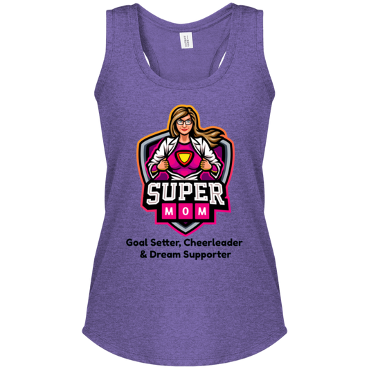 Goal Setter, Cheerleader & Dream Supporter | Women's Perfect Tri Racerback Tank