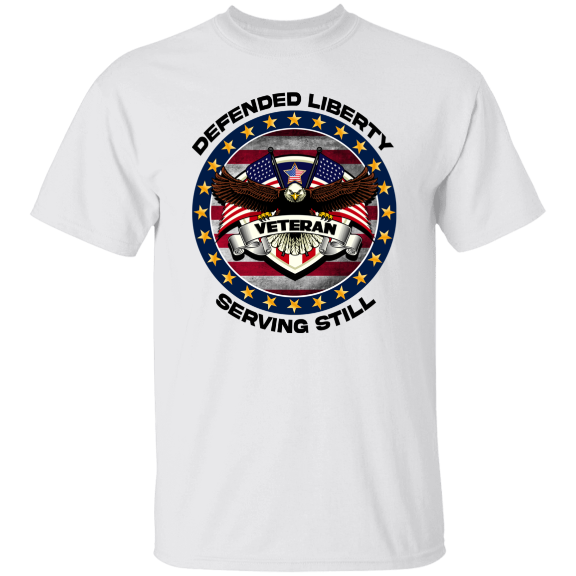 Defended Liberty Serving Still | Men's Cotton T-shirt