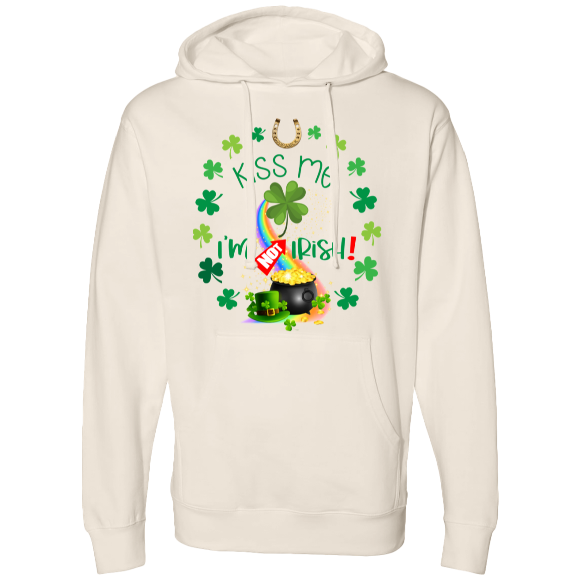 Kiss me I'm not Irish | Men's Midweight Hooded Sweatshirts