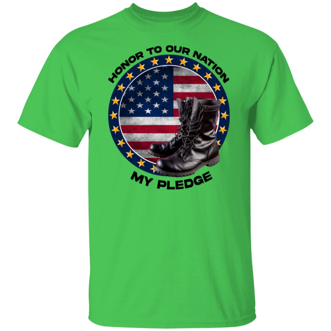 Honor to Our Nation, My Pledge | Men's Cotton T-shirt