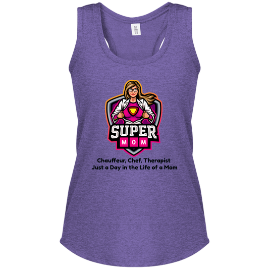 Chauffeur, Chef, Therapist | Women's Perfect Tri Racerback Tank 