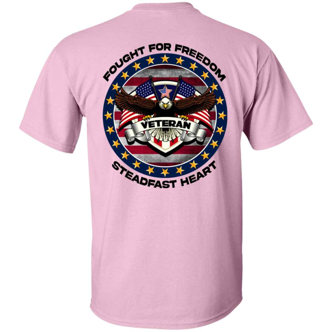 Fought for Freedom Steadfast Heart | Men's Cotton T-shirt