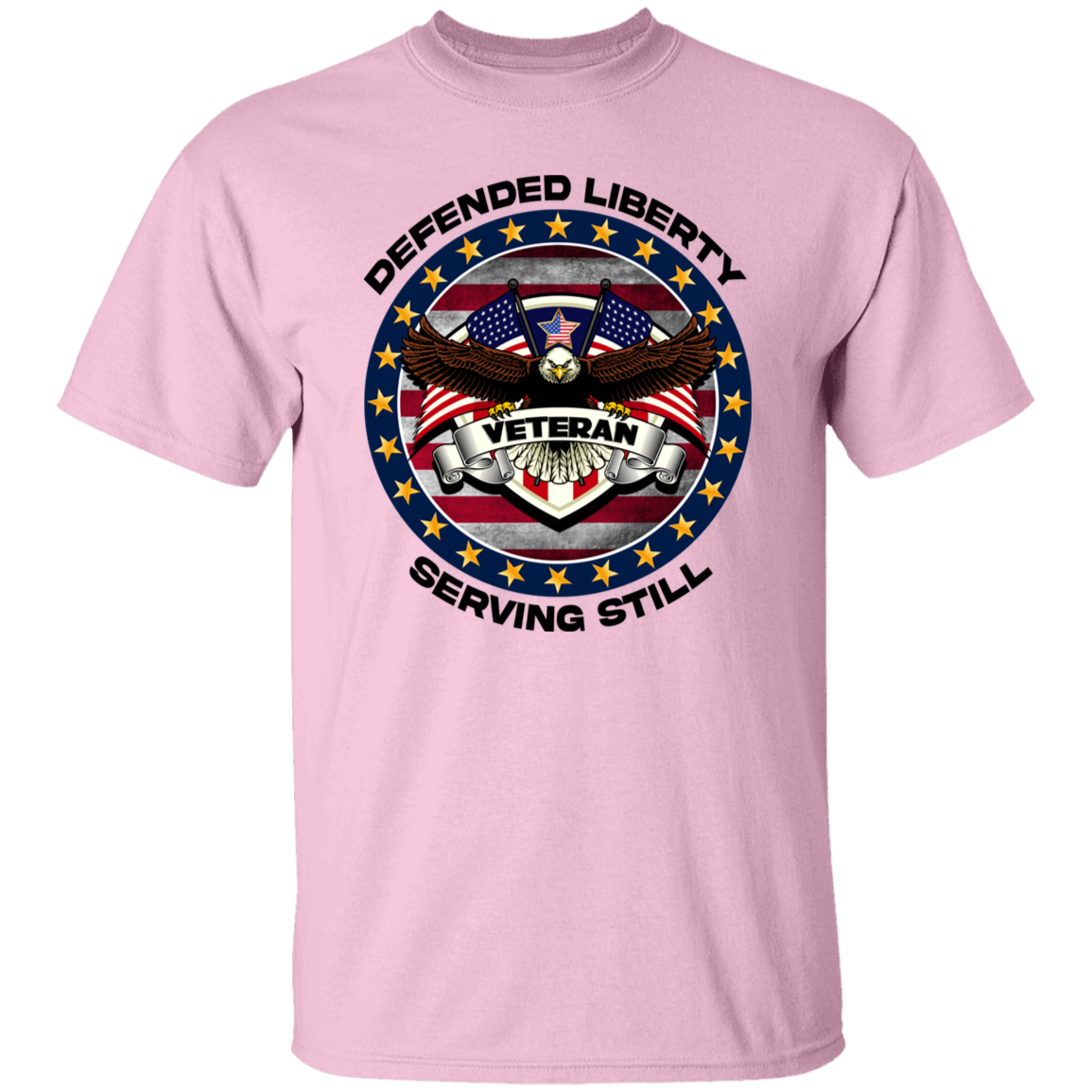 Defended Liberty Serving Still | Men's Cotton T-shirt