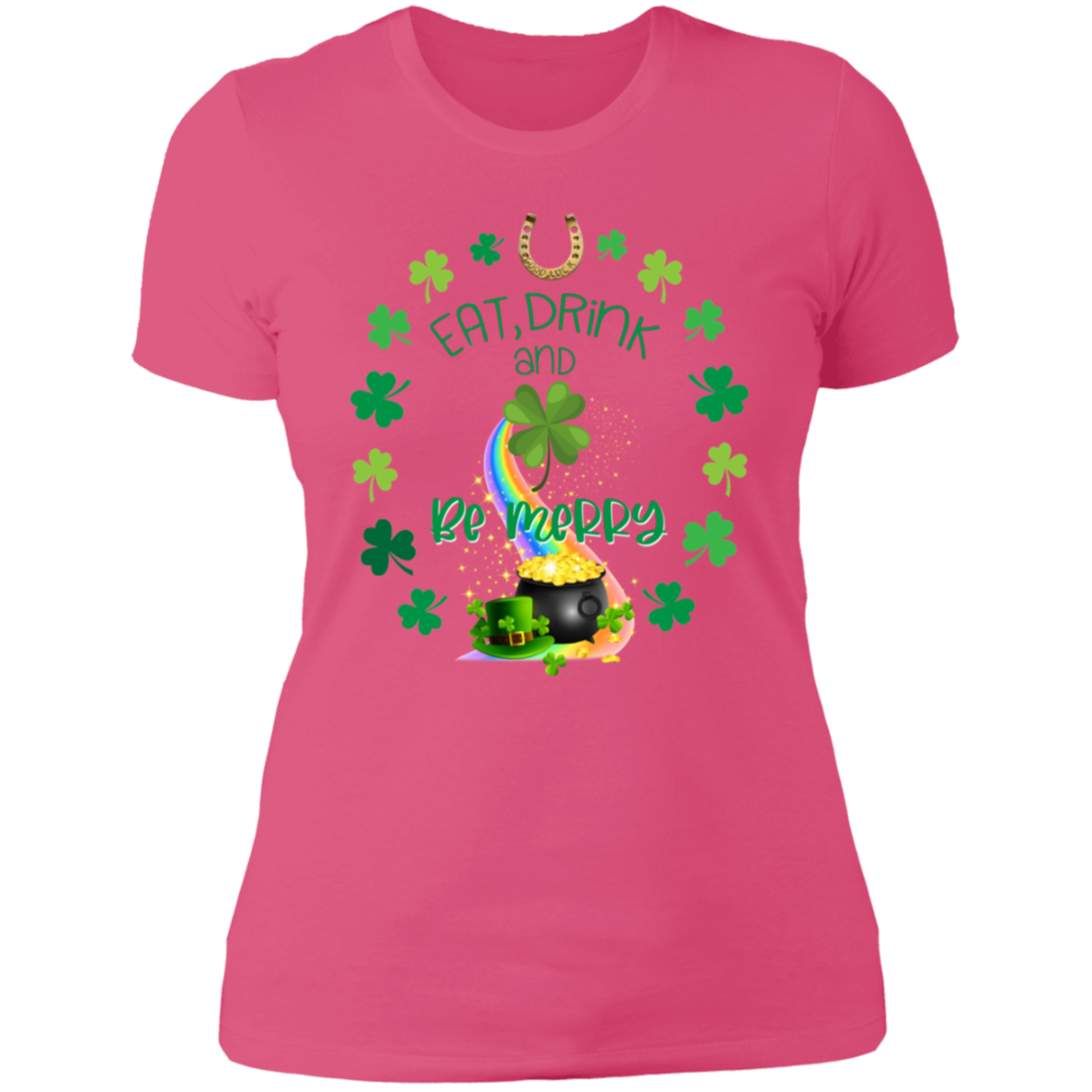 Eat, Drink & Be Merry | Women's Cotton T-Shirt