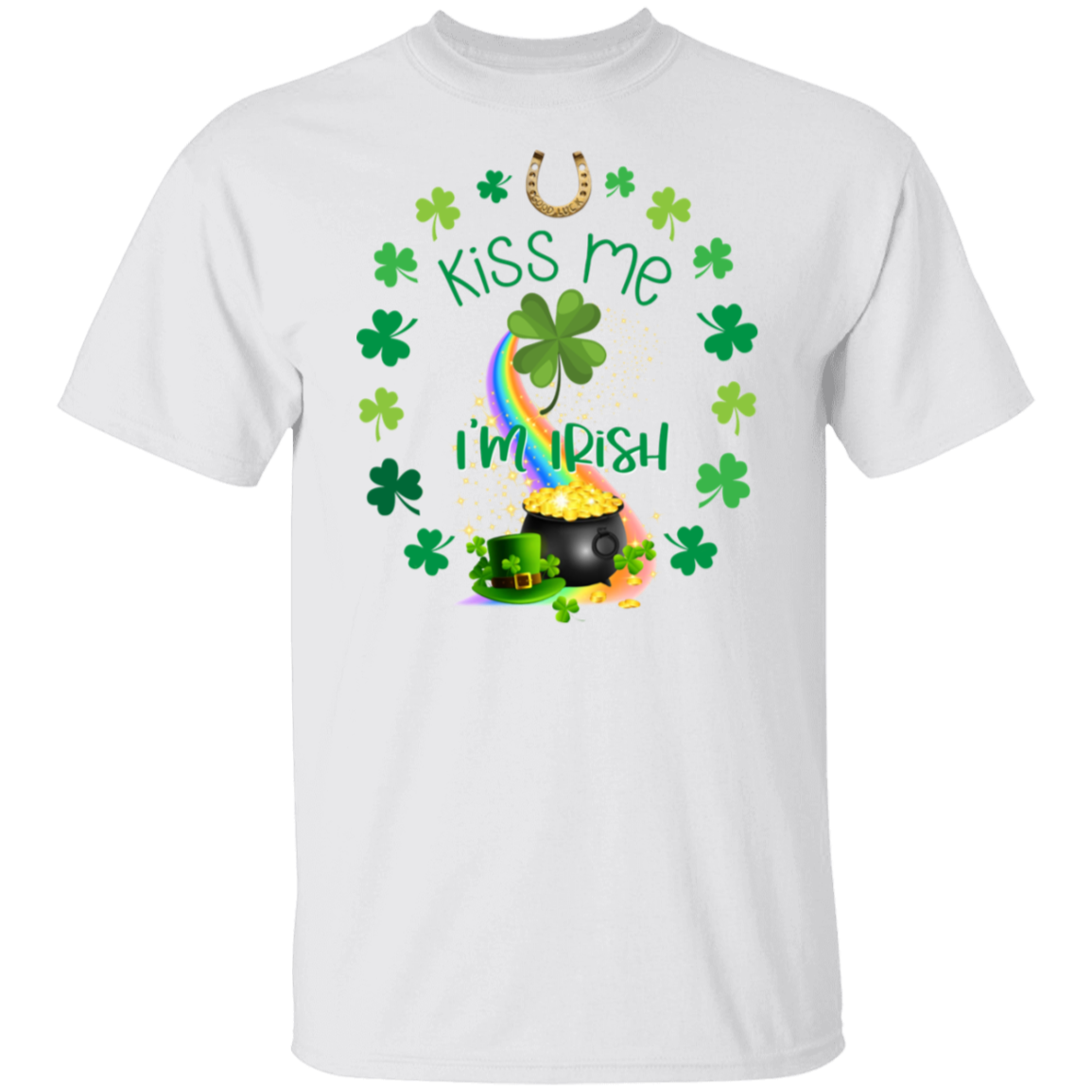 Kiss me I'm Irish  | Men's Cotton T-Shirt