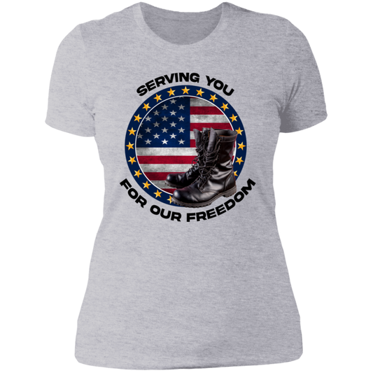 Serving you for our freedom | Women's Cotton T-shirt