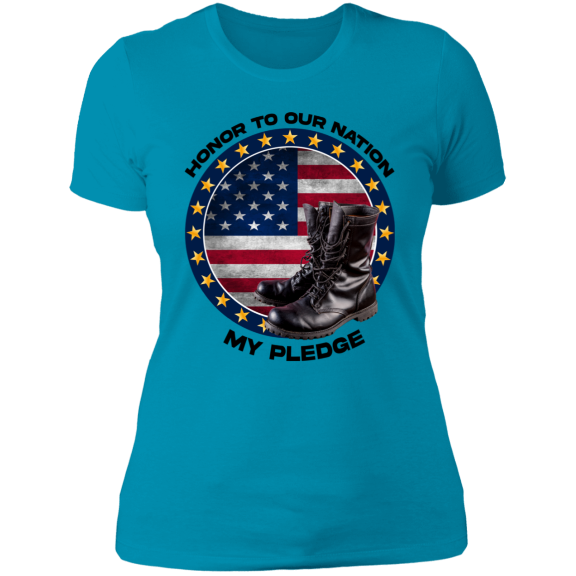 Honor to Our Nation, My Pledge | Women's Cotton T-shirt