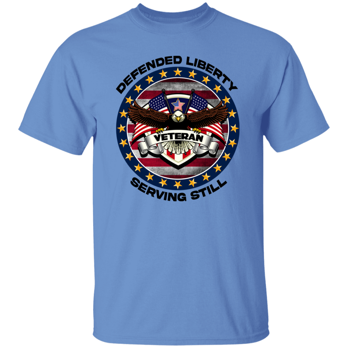 Defended Liberty Serving Still | Men's Cotton T-shirt