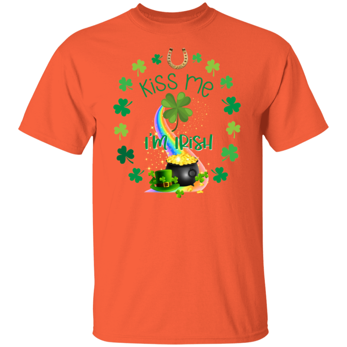 Kiss me I'm Irish  | Men's Cotton T-Shirt