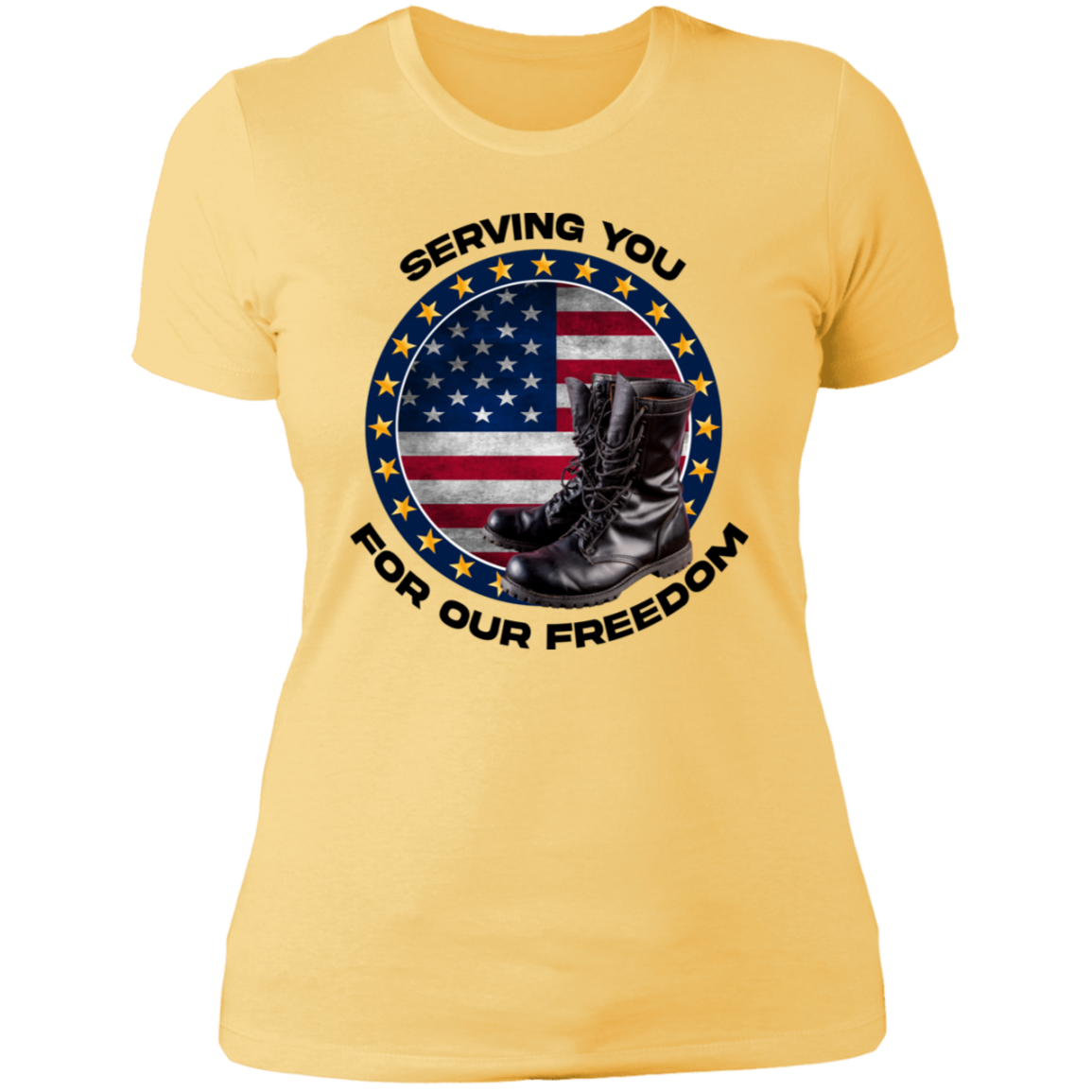 Serving you for our freedom | Women's Cotton T-shirt