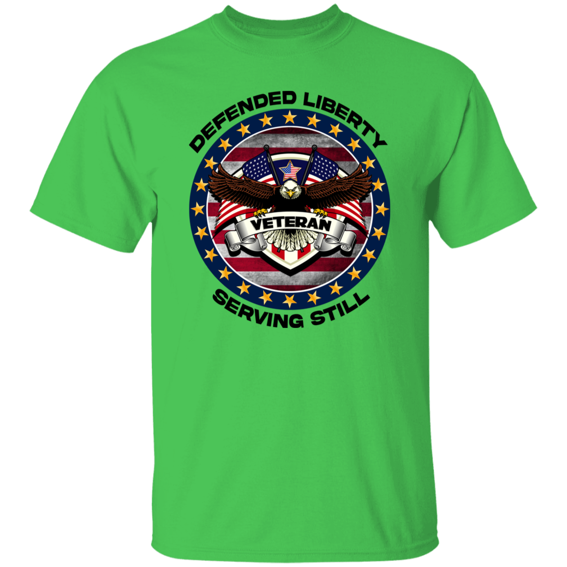 Defended Liberty Serving Still | Men's Cotton T-shirt